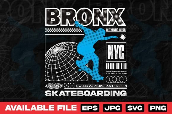Bronx Typography: The Raw Energy of Urban Streetwear Design