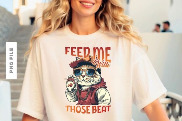 Feed Me with Those Beat: A T-Shirt Design for Music Lovers