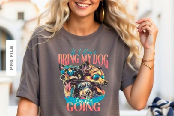 If I Can't Bring My Dog T-shirt Design: A Ready-to-Print Asset for Creators