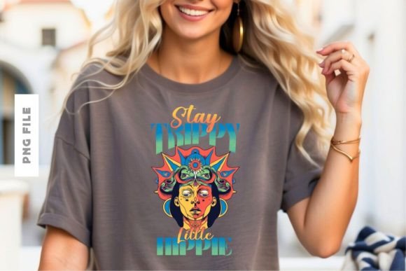 Stay Trippy Little Hippie: A Groovy Design for Every Project