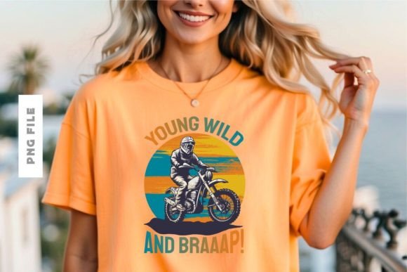 Young Wild and Braaap T-shirt Design: The Ultimate Creative Asset
